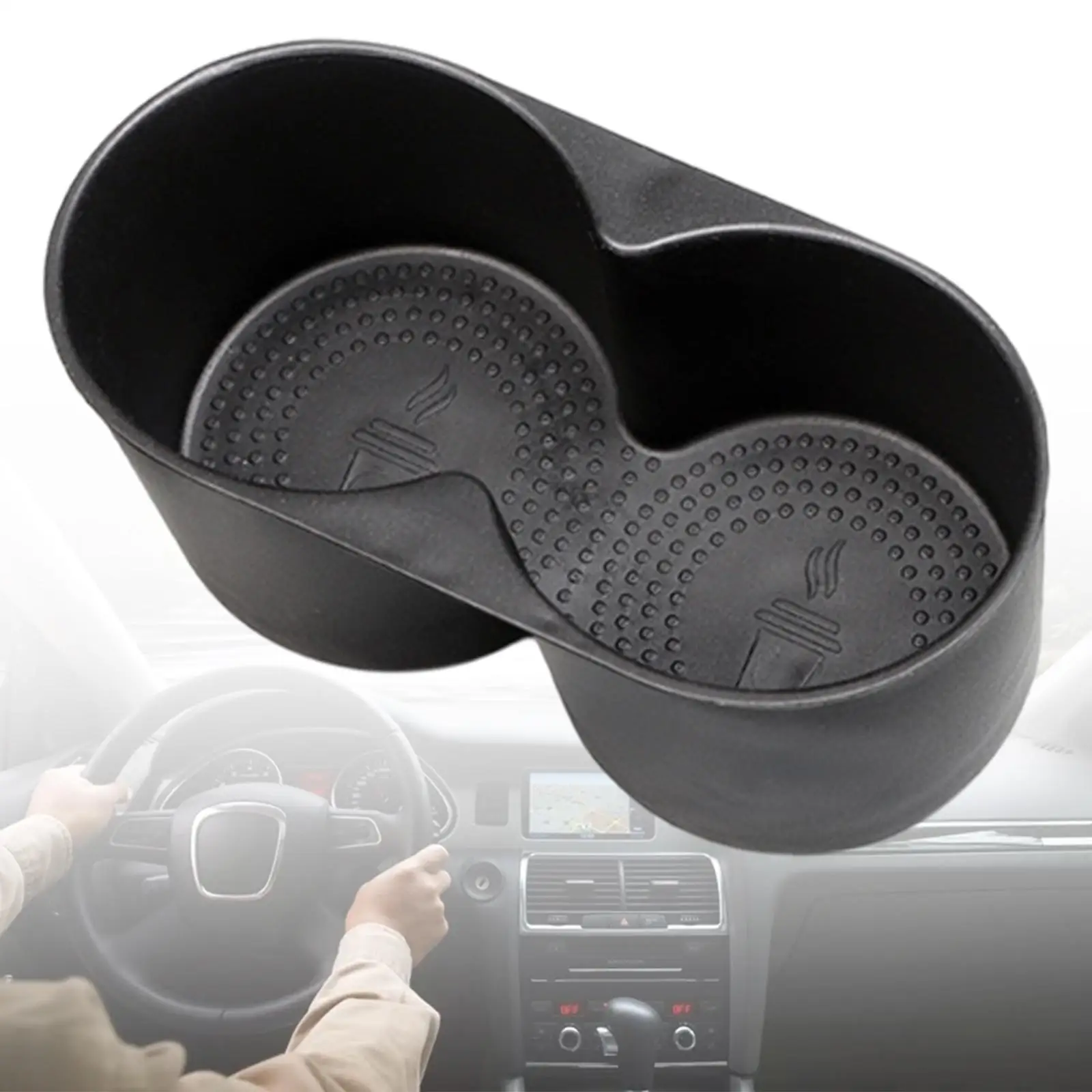 EV Car Center Cup Insert Stable Washable Easy to Install Car Interior