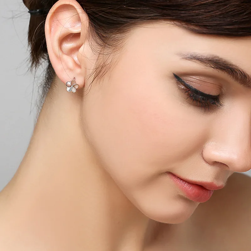 REETI 925 Sterling Silver Flower Hoop Earrings for Women  Animal Silver Jewelry Gifts Trendy