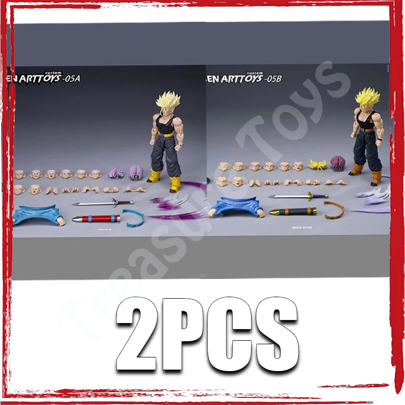 Tonsenarttoys Kamione جذوع 05a 05b الشكل لعبة دراغون بول Z سوبر سايان SSJ SSJ2 جذوع أنيمي عمل أرقام نماذج اللعب الهدايا