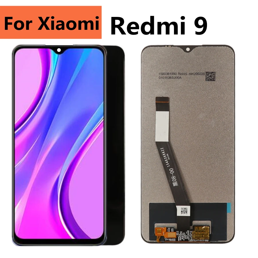 

6.53" For Xiaomi Redmi 9 LCD Display Screen+Touch Screen Digitizer Assembly For Xiaomi Redmi 9 M2004J19G M2004J19C Lcd Screen