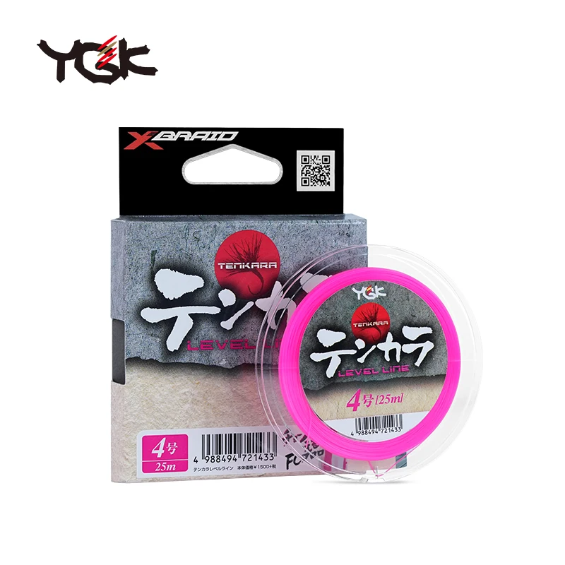 

Леска YGK TENKARA Level Line 25м, 100% фторуглеродная, тонущая, с высокой видимостью, износостойкая, для ловли форели в ручьях методом тенкара