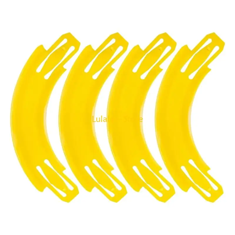 Y4QA Expandable Race Track Connector Part With 90 Degree Curves Design For Kids Building And Car Racing Set Accessory 4PCS