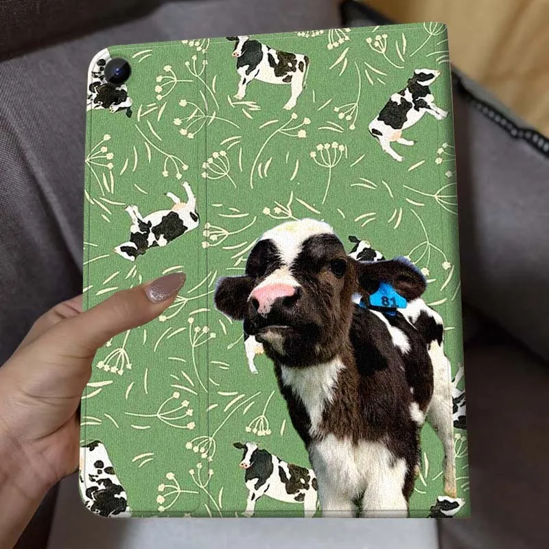 

Anime cartoon cow pattern Tablet Case For Samsung Galaxy Tab A A7 A8 A9 A11 S6 S11 Lite Plus 10.1 10.4 10.5 Inch