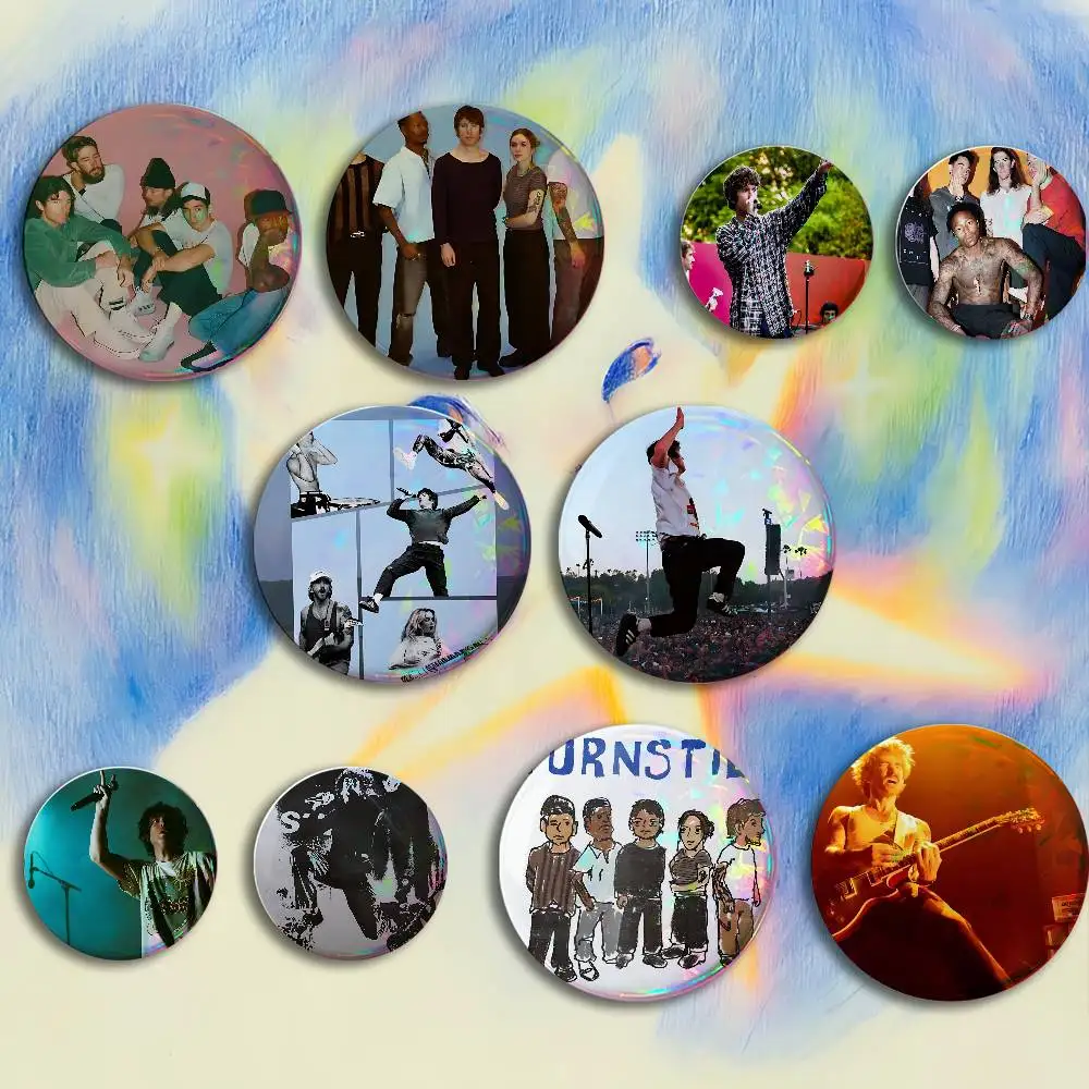 T-Turnstile Badges 25 32 44 58 75 mm Round Customizable Wholesale Fan goods Self-made fan freebies