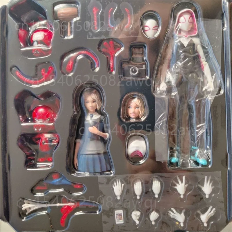 

Gwen Stacy Action Figure Spider-Man Anime Spider-Verse Collection Sentinel Miles Morales Figures Room Decortion KO Toys Gifts