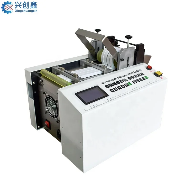 High accuracy shrink tubing cutting Paper  sleeve cutting machine with 220V