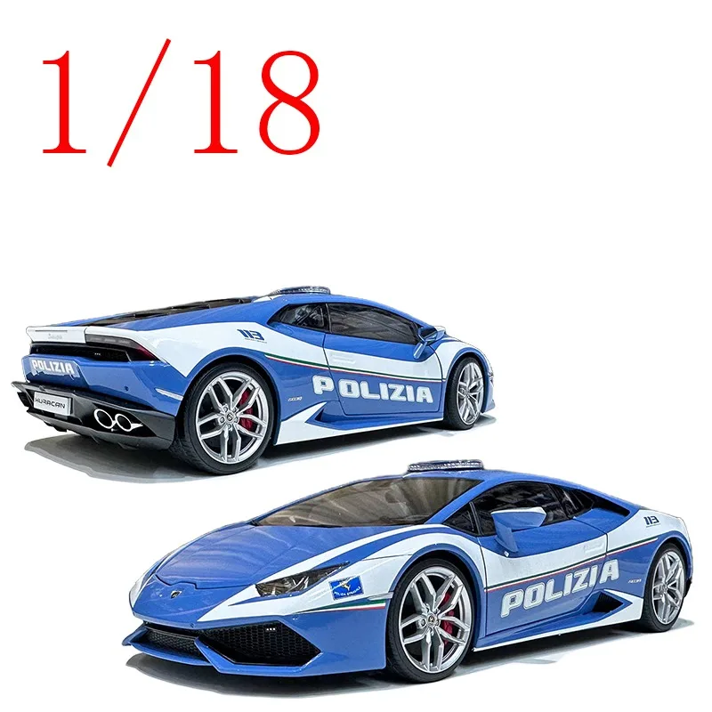 

AUTOART Diecast 1/18 Scale Lamborghini Alloy Model Car Lamborghini LP610 PoliceCar Play Vehicles Toys for Boys Gift Original Box