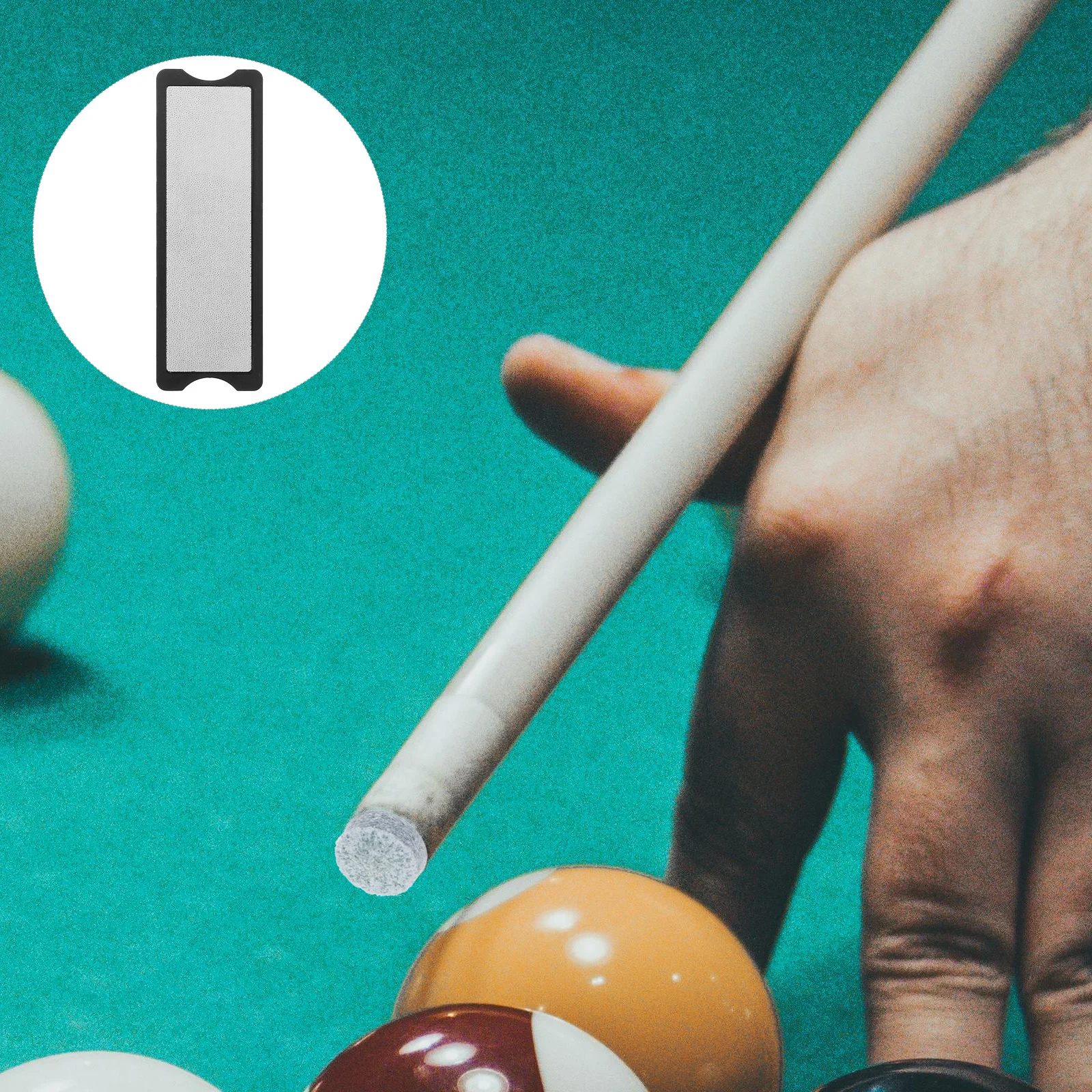 

Pool Cue Tip Shaper Dual-Sided File Aluminum Alloy Repair Tool for Pool Stick Tip Maintenance Essential Billiards Stick Shaper