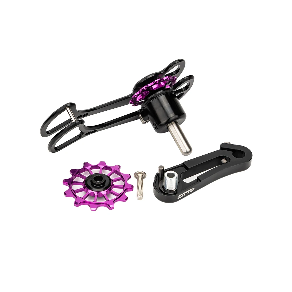 ZTTO Fahrrad-Single-Speed-Kupplungs-Schaltwerk-Kettenspanner MTB Verstellbarer Breit-Narrow-Riemenscheiben-Schaltrollen-Spanner Kurzkäfig – Detail 3