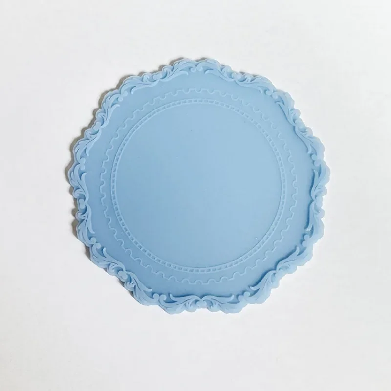 1pcs Silicone Flower Placemat Oil Resistant Heat Insulation Non-Slip Tablemat Coaster Kitchen Washable Cup Pad table mat