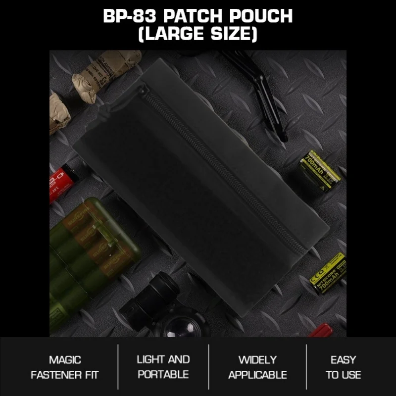 

Large Utility Storage Pouch | Lightweight Gear Organizer | Outdoor & Travel Essentials Bag (L Size)