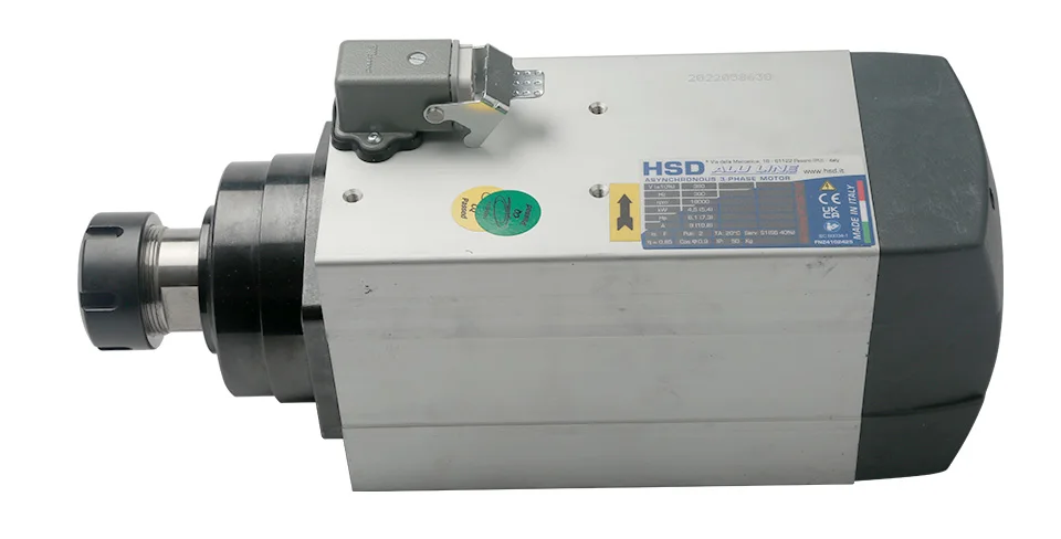 

4.5KW square air-cooled spindle ER32 chuck high-speed 18000rpm numerical control engraving machine accessories motor