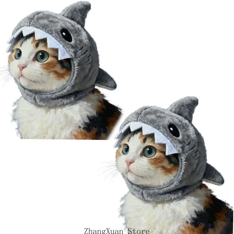 Cartoon Katzen Maske Kopfbedeckung Komfort Kopf Zubehör für Feier 3XUF – Detail 7