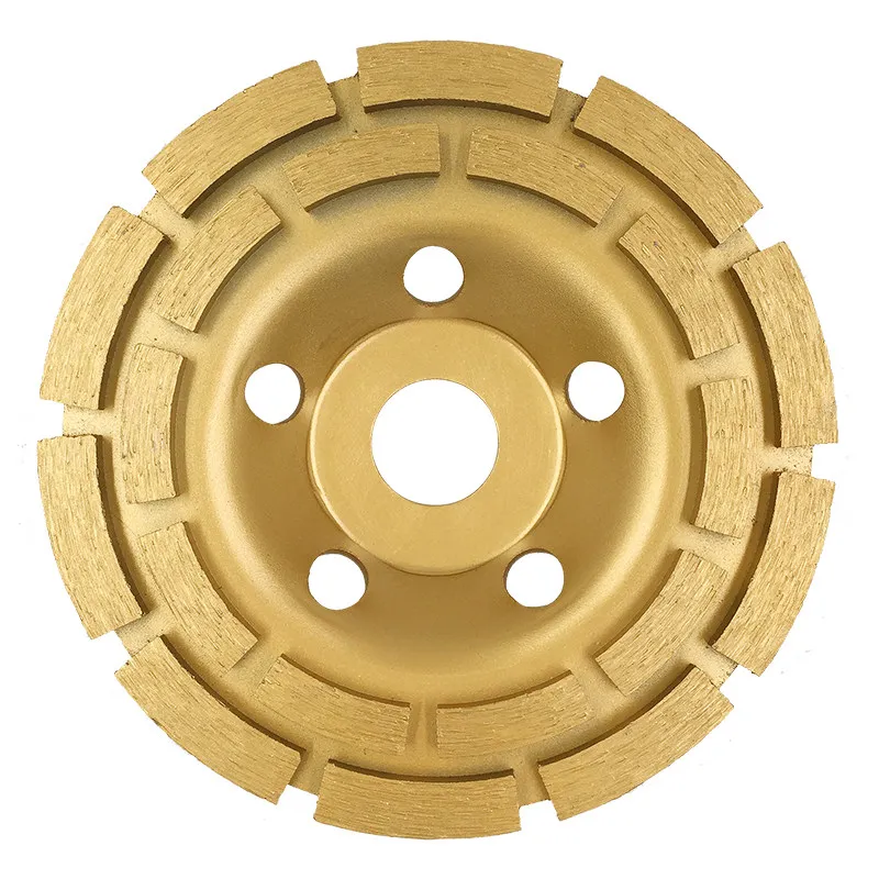 230MM Concrete Diamond Double Row Grinding Wheel Marble Granite Angle Grinder Tool 9 Inch Sanding Disc Aperture 20MM/22.23MM