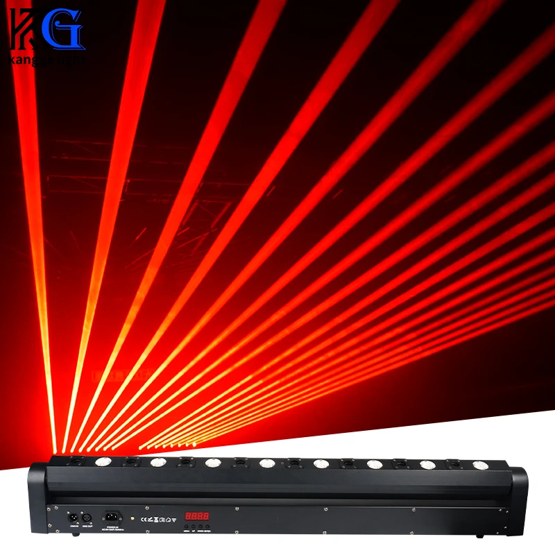 DJ Disco Stage 8+8 Eyes Laser Light Led Warm Light and Red Laser Projector DMX512 150W Moving Head Laser Light for Party Bar