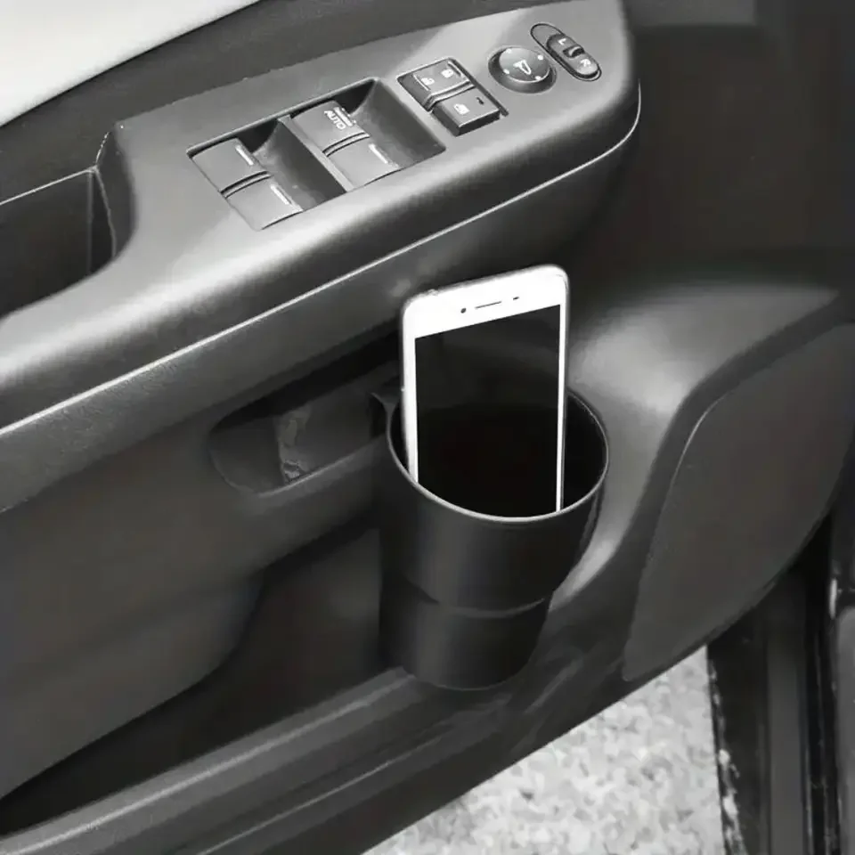 Universal Car Cup Holder Mount - Adjustable Multi-Functional Beverage Shelf With Air Vent Suspension Bracket For Drinks