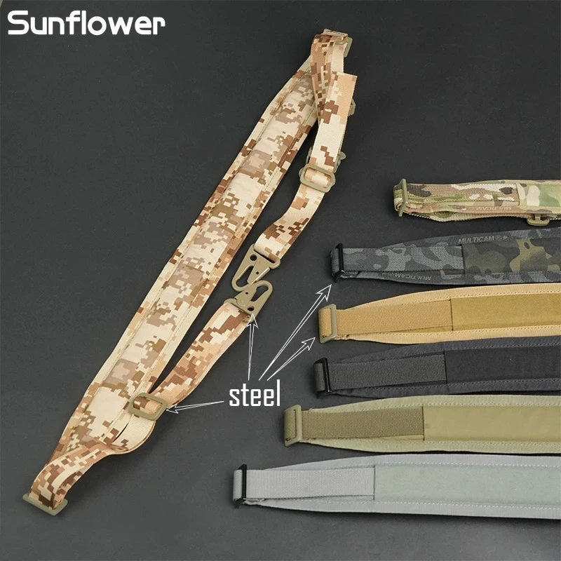 

Тактический двухточечный наплечный ремень с металлической пряжкой, регулируемый, для винтовки AR15, для охоты и стрельбы