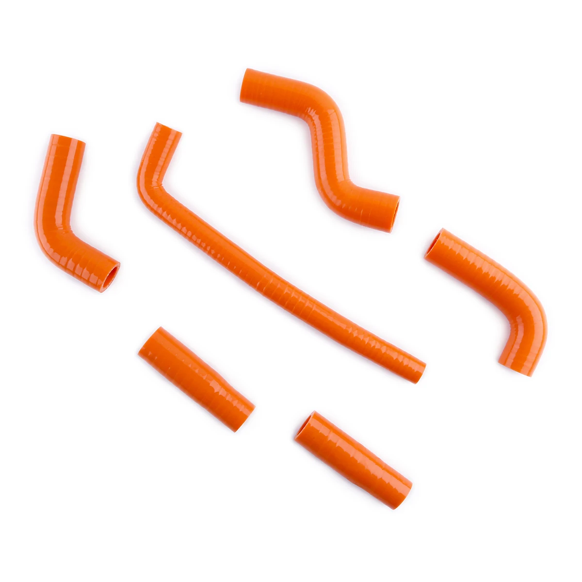 

6PCS 3PLY For 2002-2006 KTM 400 EXC 525 EXC Motorcycle 2003 Silicone Radiator Coolant Hose Pipe Piping Tube Tubing Duct Set Kit