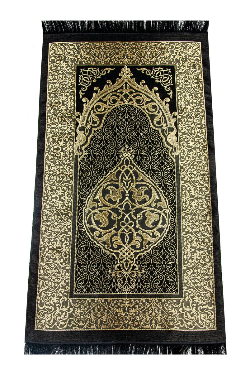 

IQRAH Economic Ottoman Pattern Taffeta Secade Black