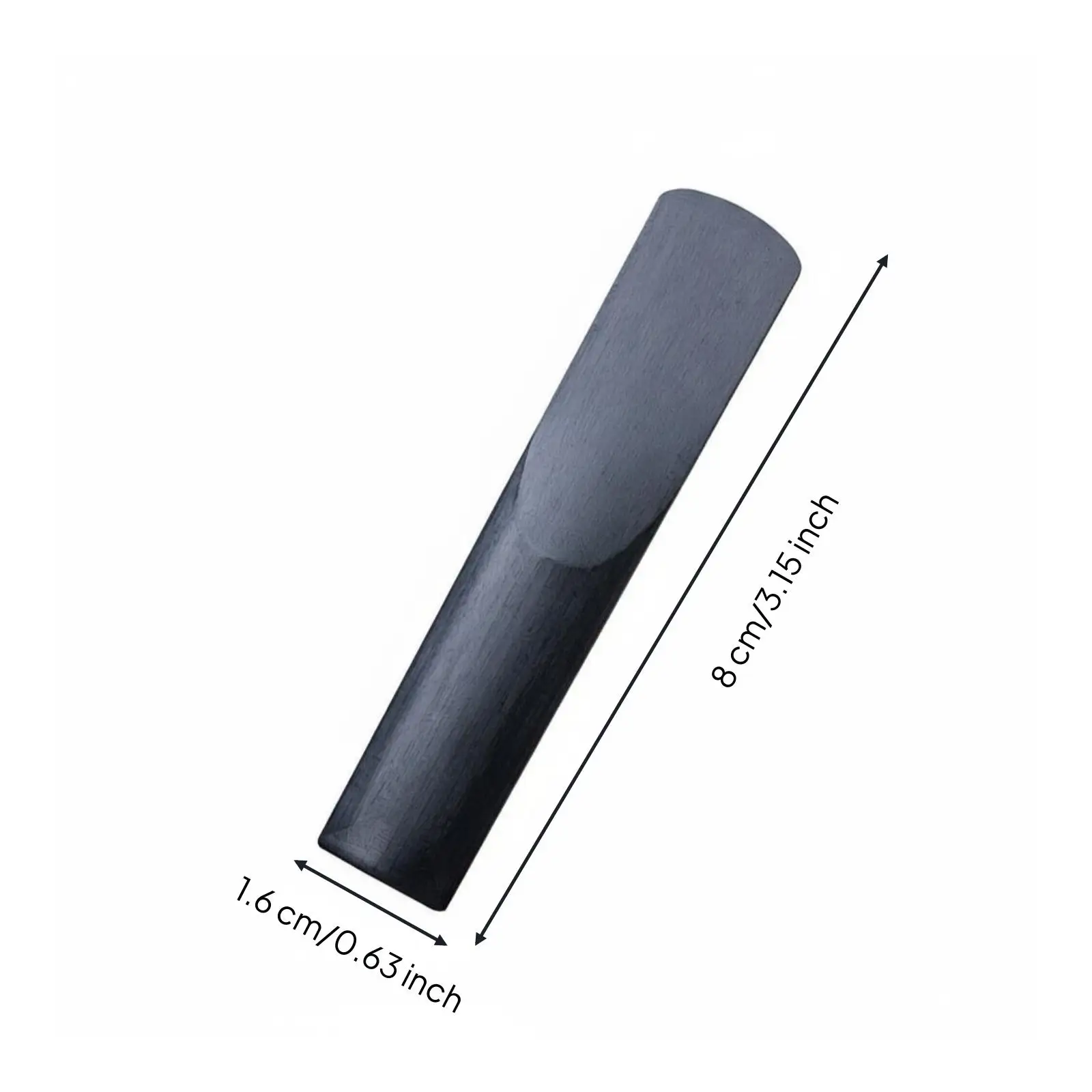 Roseau en résine pour saxophone alto, dureté 2.5, flux d'air uniforme, accessoire de saxophone fiable pour l'échauffement et la concentration méthodique