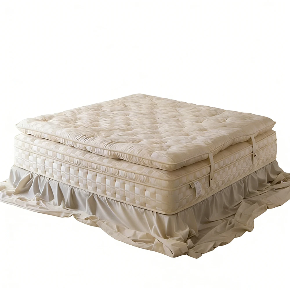 Vente directe d'usine Matelas en crin de cheval noir de qualité supérieure Matelas artisanal Taille Queen et King Épaisseur 28 cm/30 cm