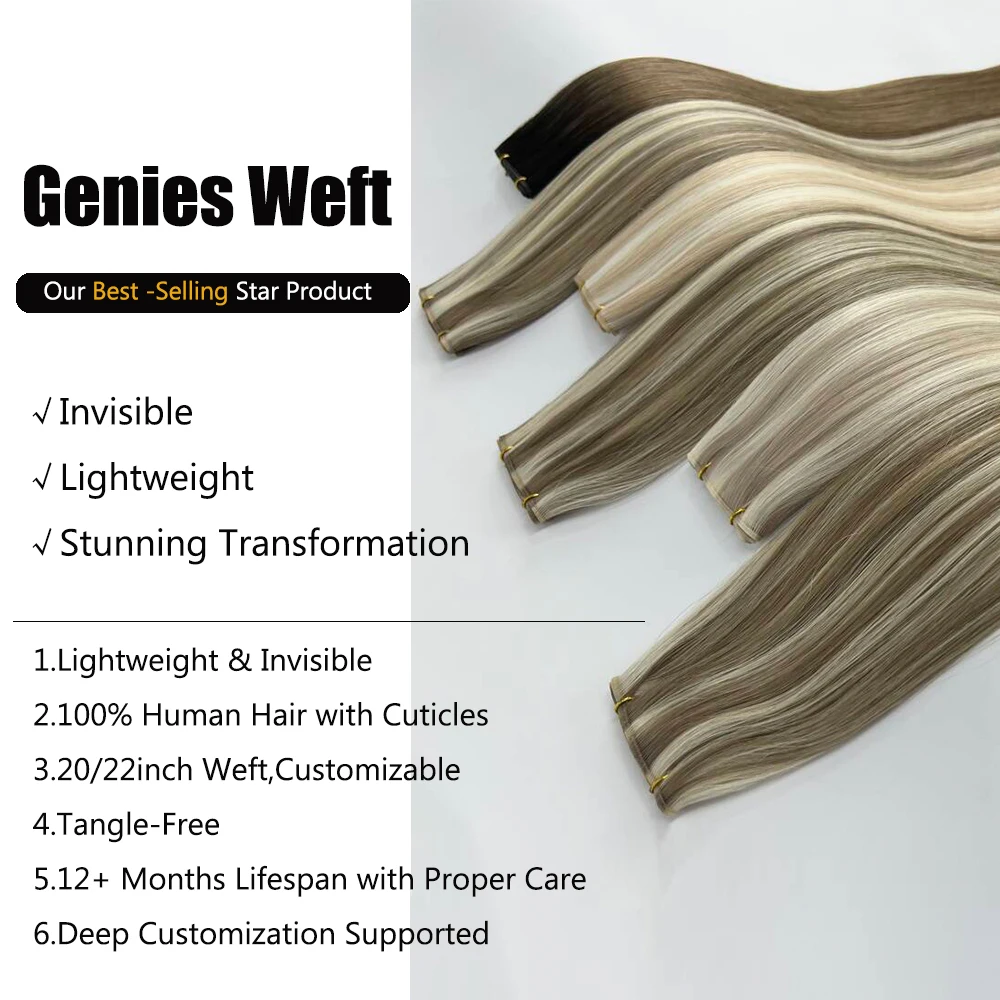 Лидер продаж, натуральный уток, русские человеческие волосы для наращивания, выровненная кутикулой, бесшовные, 20-22 дюйма, 50 г