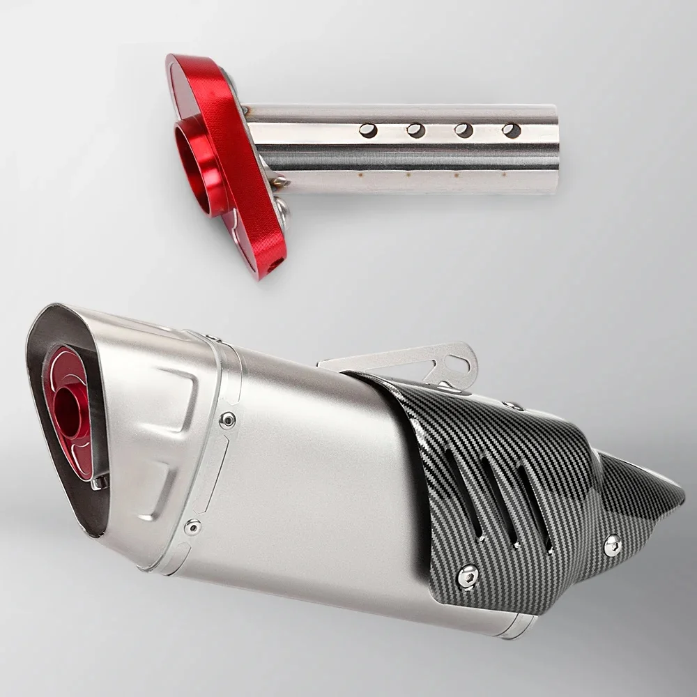 Four Colors Available Motorcycle Exhaust Pipe Muffler K10 Industrial Triangle Tail Special Muffler