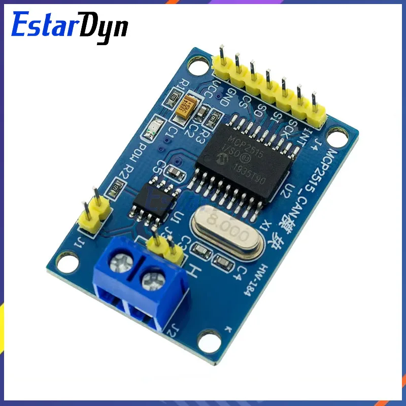 Estardyn MCP2515 CAN Bus Module Board TJA1050 Receiver SPI For 51 MCU ARM Controller NEW