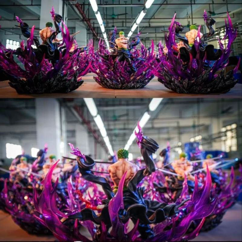 متوفر Jt تمثال Th Enraged Zoro قطعة واحدة أنيمي الشكل الشكل البلاستيكية تمثال جمع نموذج غرفة الديكور عيد الميلاد اللعب هدية