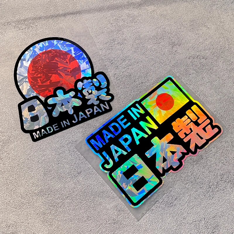 

1PC MADE IN JAPAN JDM Motorcycle Stickers Waterproof Sunscreen for Motorbike Fuel Tank Scooter Decals Car Window Decoration