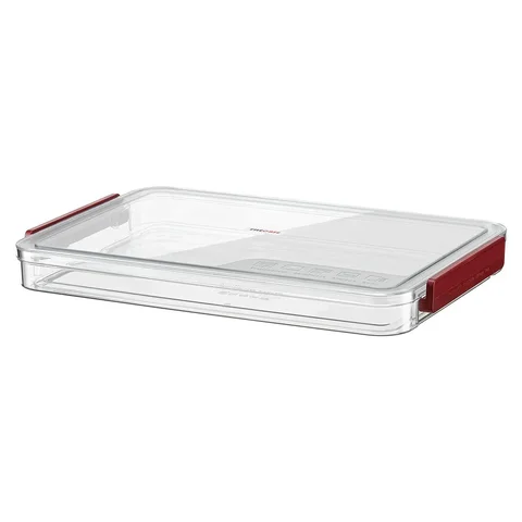 A4 Transparent Plastic Storage Box Portable Large Capacity Document Organizer Case for Stationery Jewelry Home Office