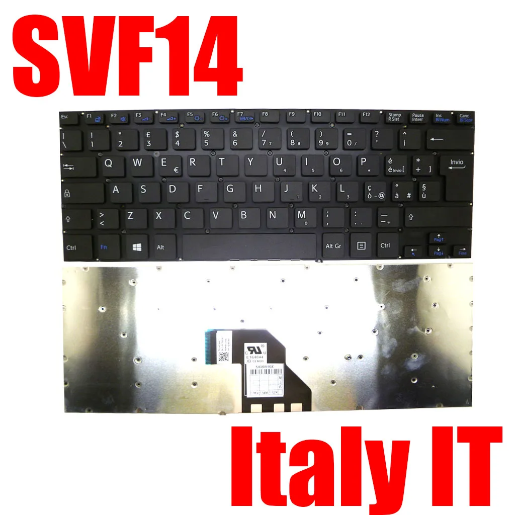 

Laptop Keyboard For SONY SVF14 149237461IT AEHK8I001203A 149237461IT AEHK8I001203A 149236561IT AEHK8I012103A Italy IT New