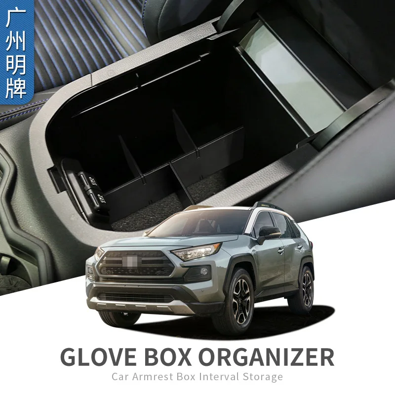 

FOR 19-22 Toyota RAV4 Car armrest box storage box Car interior modification storage compartment Automotive spare parts