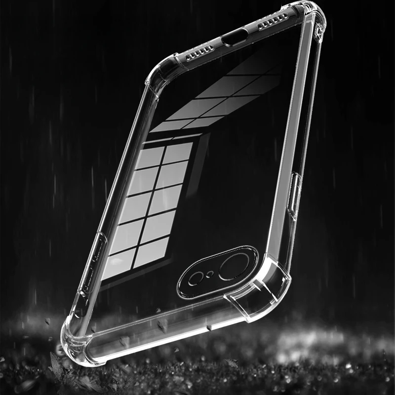 Xr X Xs Max حافظة لهاتف آيفون SE 2020 2022 2016 آيفون 7 8 6 6s Plus 5s حافظة مقاومة للصدمات غطاء خلفي غطاء سيليكون شفاف