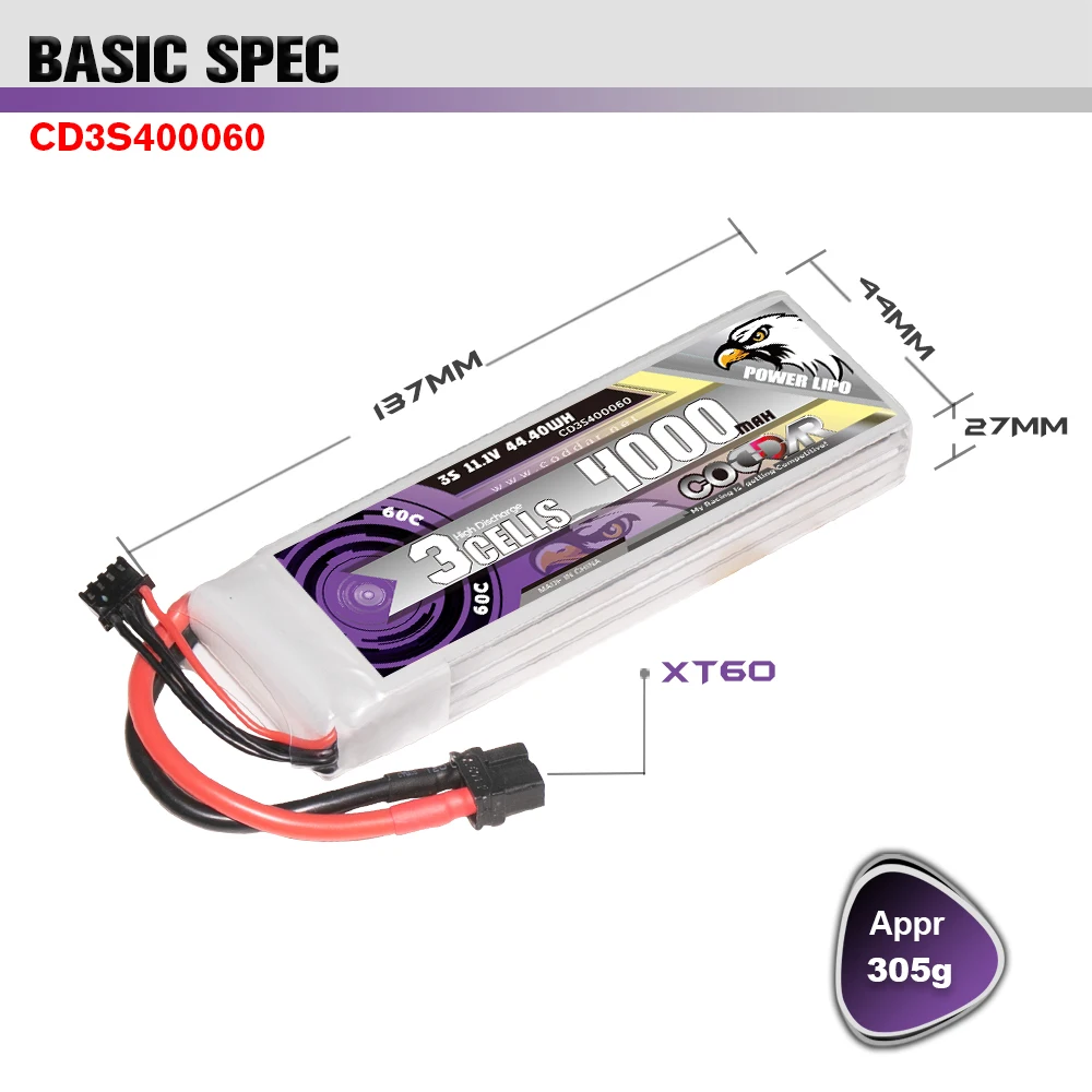 Imagem -06 - Codar-bateria Recarregável Lipo 3s 4000mah 11.1v 60c Fpv Drone rc Quadcopter Helicóptero Avião Passatempo Barco Carro