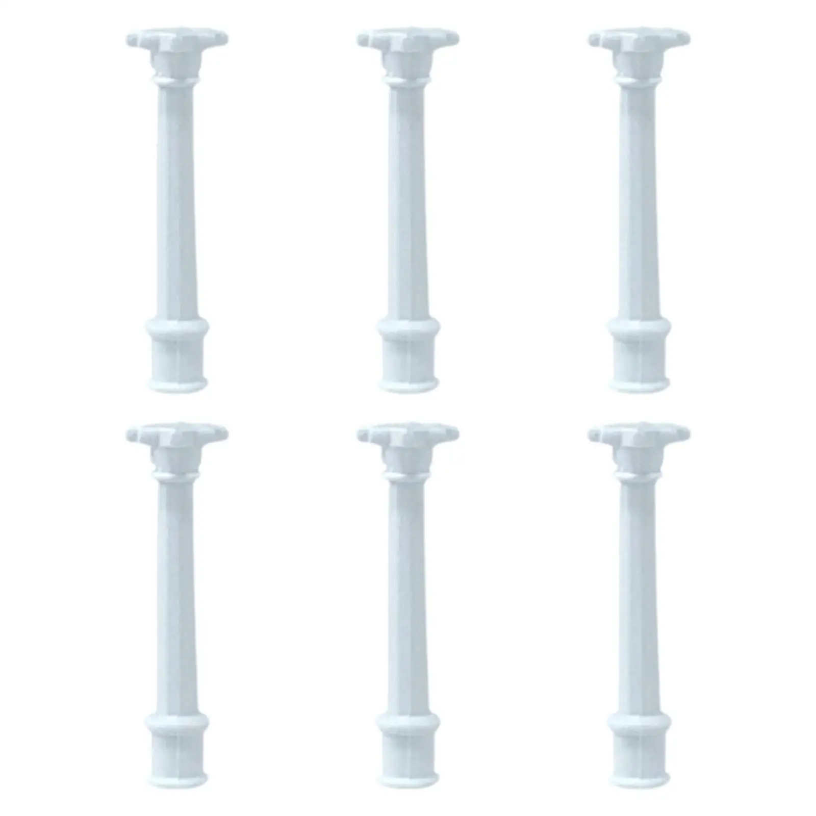 6 pieces mini Roman columns model Greek columns architecture sculpture DIY