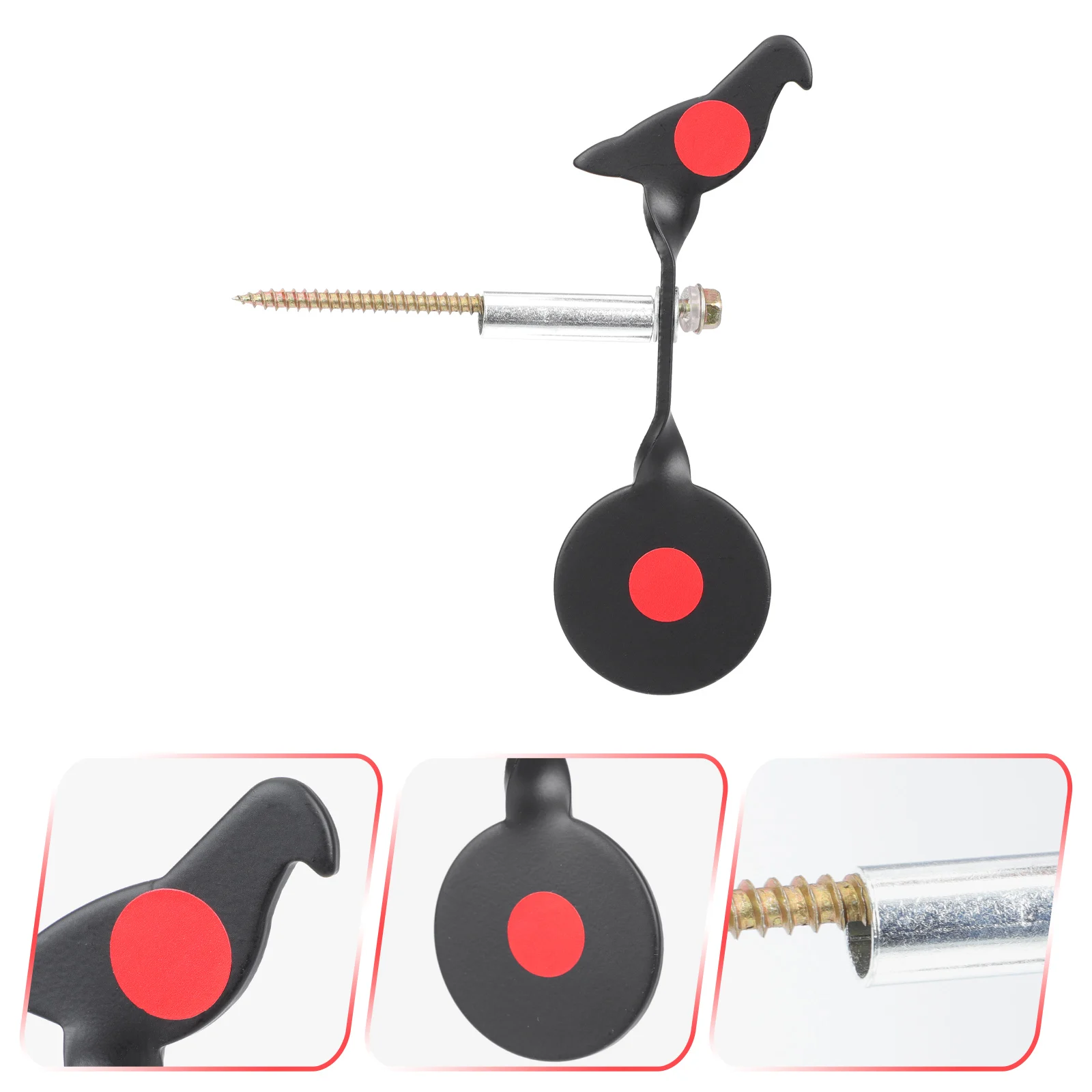 Alloy Shooting Target for Tree Mounting Durable Outdoor Training Hunting Supplies Stable Long Lasting Practice