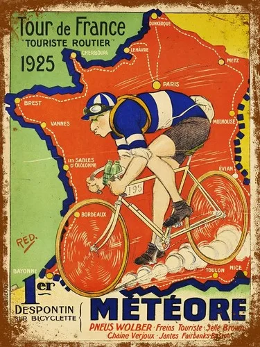 1925 Retro Metall-Blechschild Poster Plakette Garagenwand-Dekoration A4