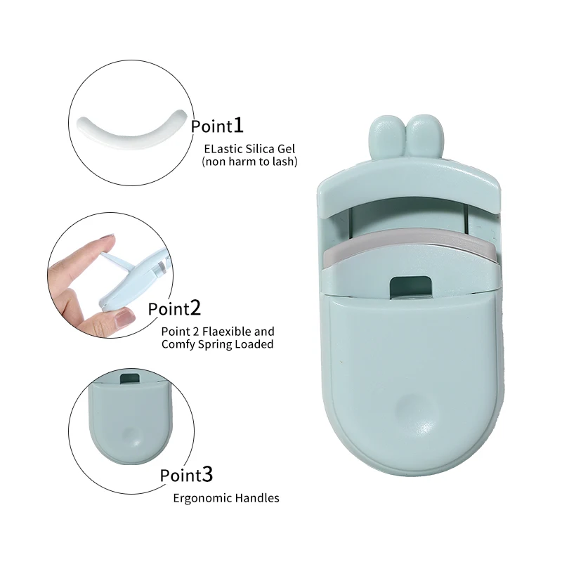 Mini Eyelash Curler Professional Multicolor Folding False Eyelashes Auxiliary Eyelash Curling Clip Beauty Cosmetic Makeup Tools