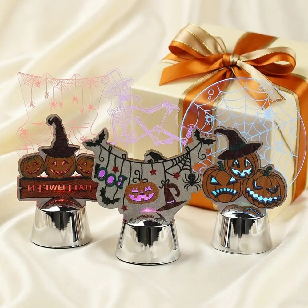 Halloween Decoration Halloween Night Light Halloween Pumpkin Night Light Led Lamp Jack O Lantern Table Decor Spooky Party.
