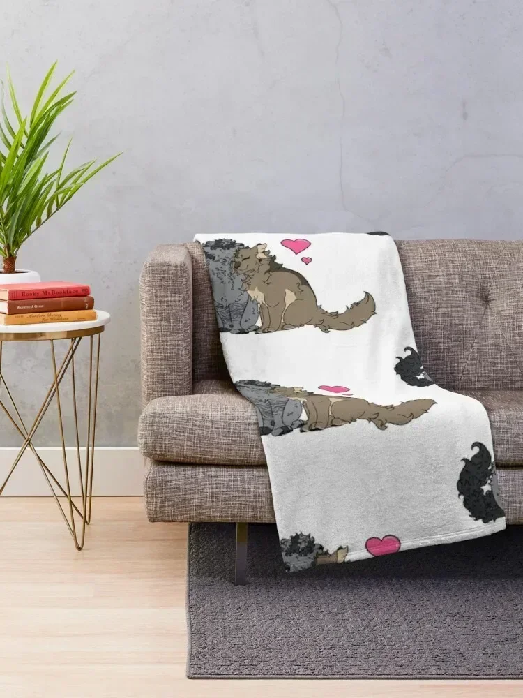 Lovebirds Throw Blanket For Sofa Thin For Baby Decorative Throw Blankets