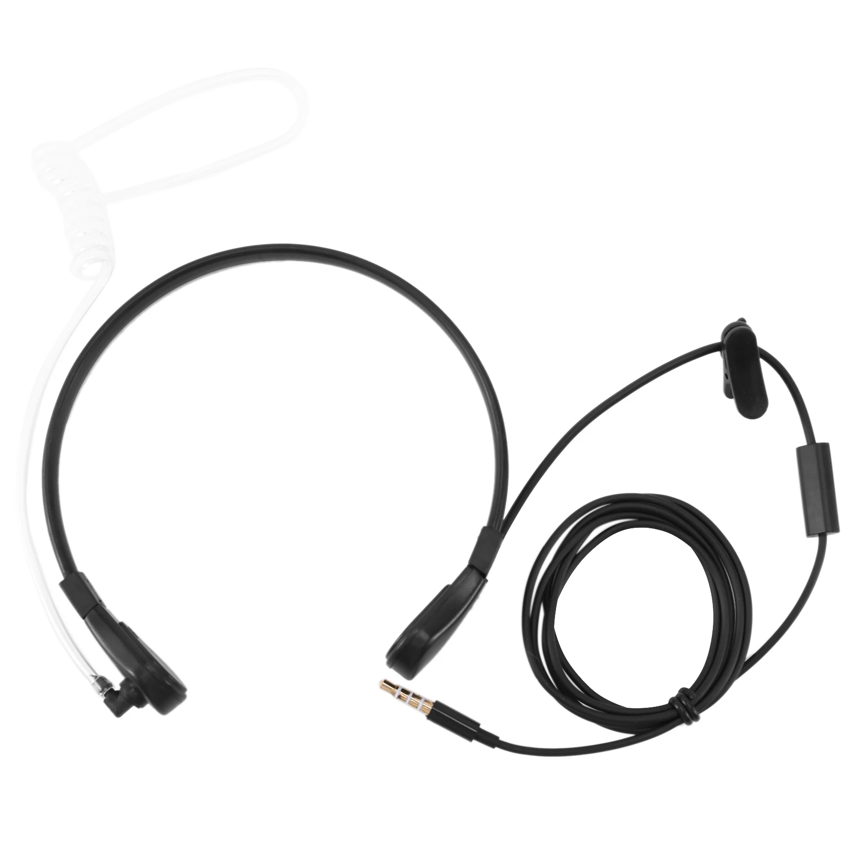 

1pin 3.5mm Throat Mic Microphone Covert Acoustic Tube Earpiece Headset For Samsung/HTC/LG/Blackberry/MOTORO Smart Phone Earphone