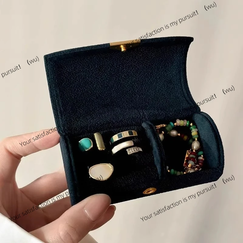 Exquisite and portable mini jewelry storage box anti-oxidation