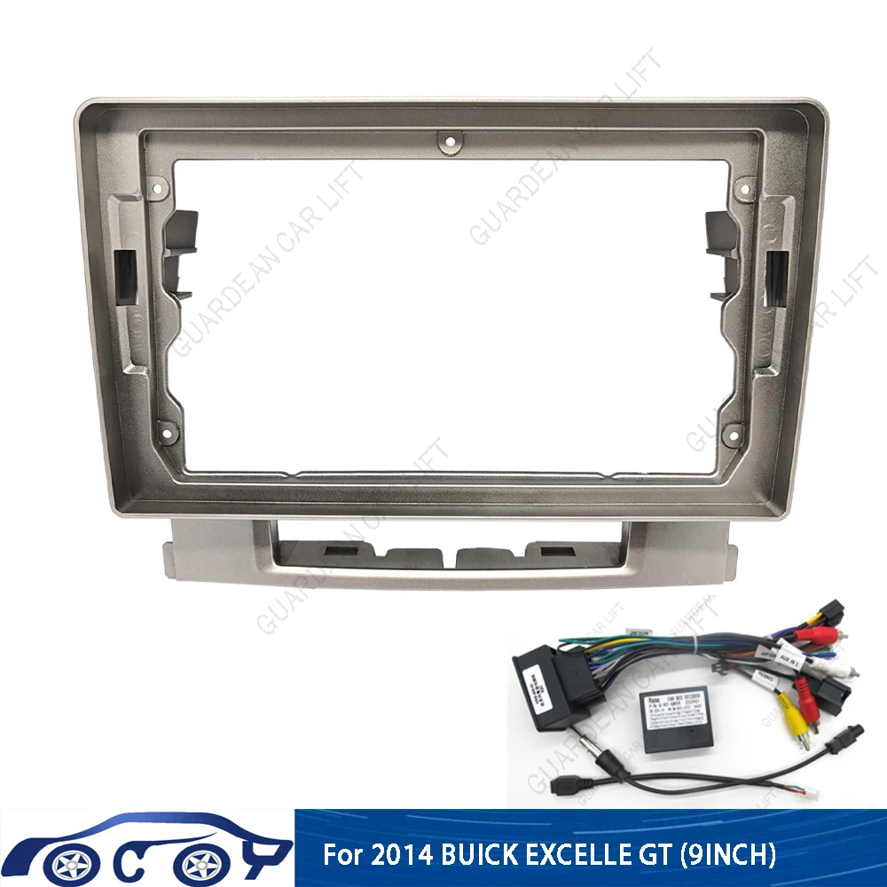 Fascias de Radio para Coche de 9 Pulgadas para BUICK EXCELLE 2010-2014, Opel Astra J, Vauxhall Astra, Marco de Estéreo Android, Panel de Unidad Principal 2Din
