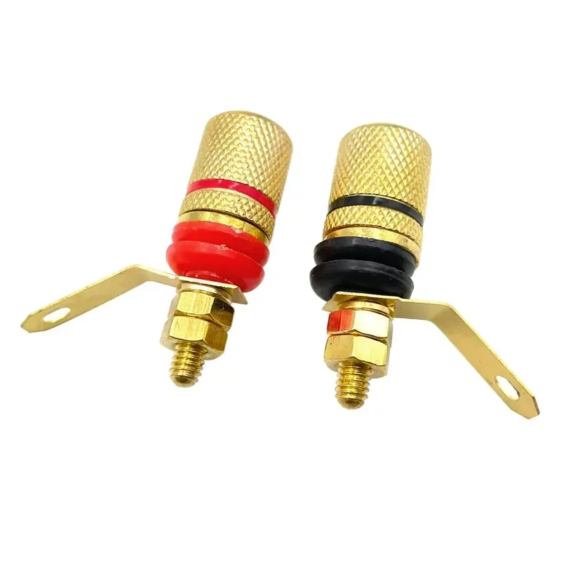20Pcs Gold-plated 4MM Banana Plug Socket Binding Post Speaker Terminal Audio Terminal