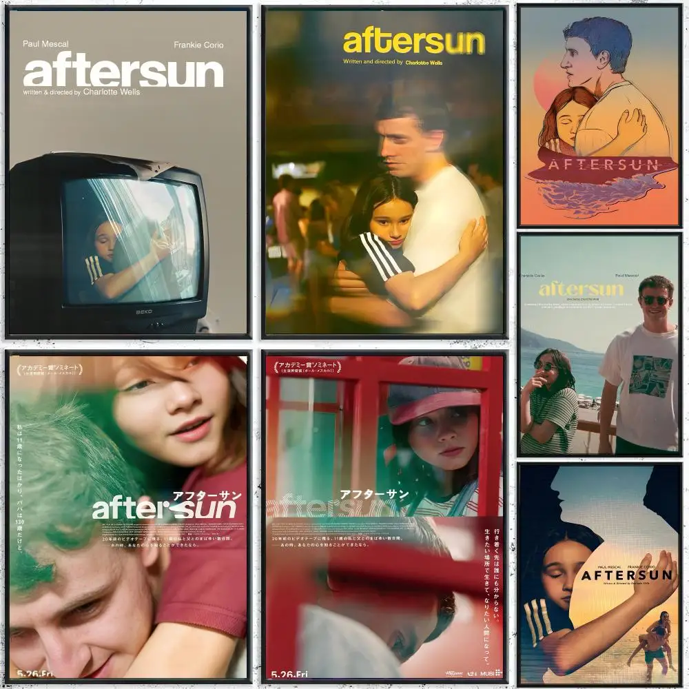 New Movie Aftersun Poster Perfect Sticker Self Adhesive for Office Home Theater Wall Art Decor Fancy Gift