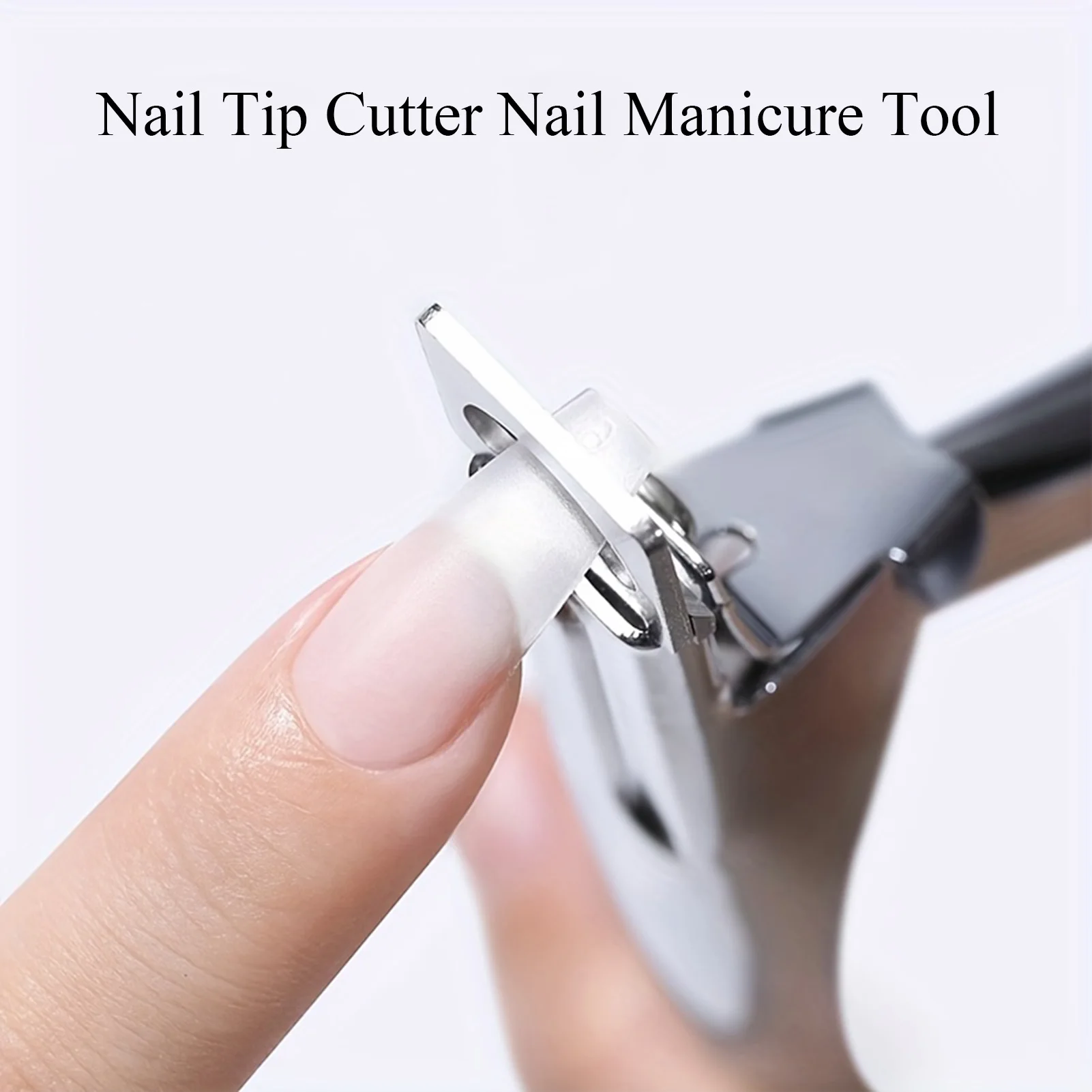 Acrylic UV Gel False  Clipper Sharping Steel Non-slip Nail Clipper Tools for False Nail Art Manicure Project