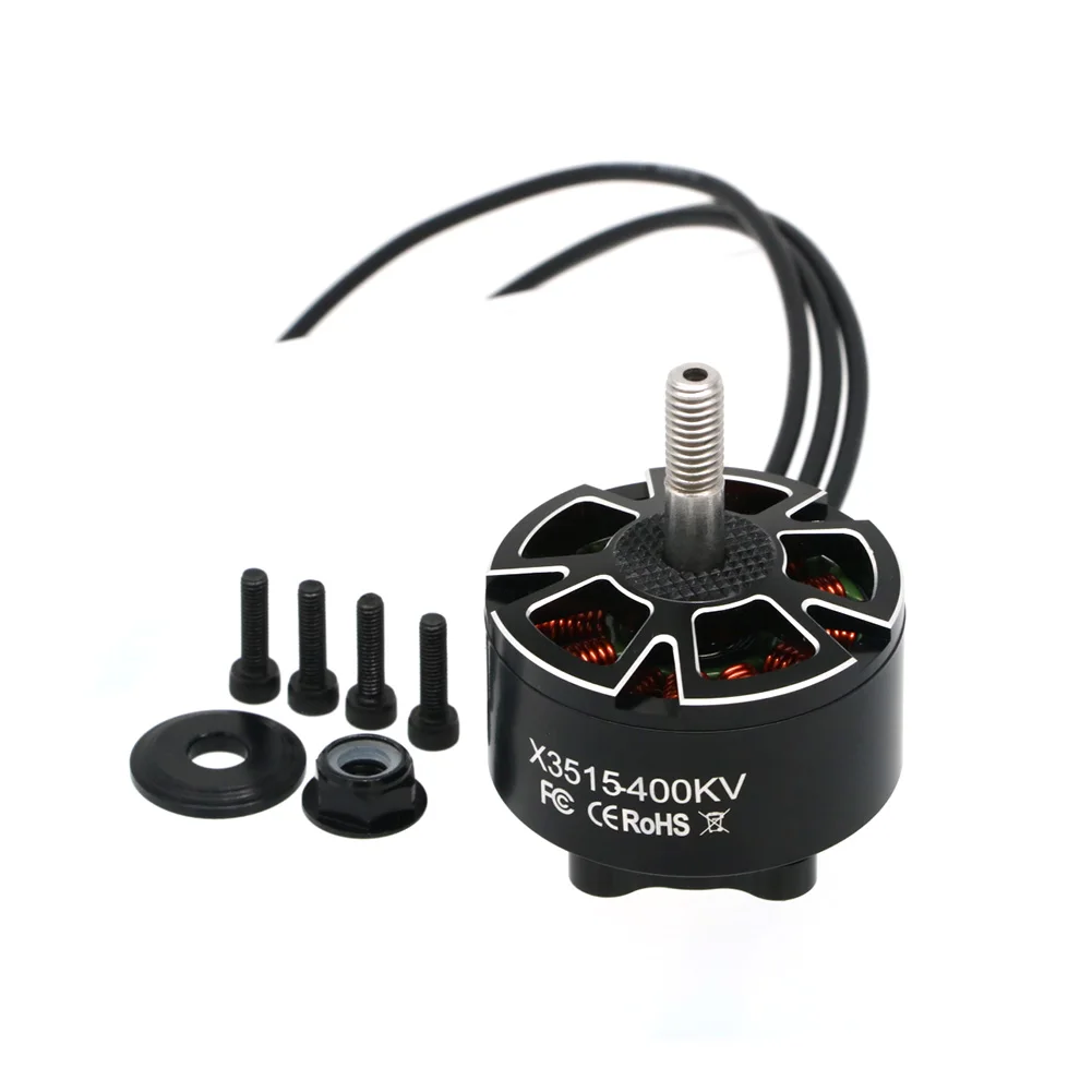 UAngel-Motor sem escova para Outrunner Multirotor Quadcopter, Peças mais estáveis RC FPV Drone, 3515 X3515, 400Kv, 580Kv, 700Kv, 4pcs