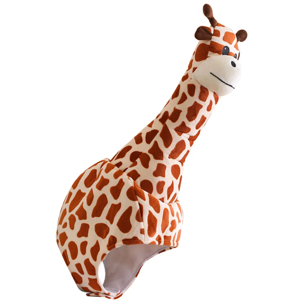 

Giraffe Hood Plush Headwear Novelty Hat Party Costume Headband Headgear Cartoon