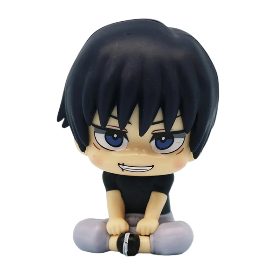 Anime Cute Fushiguro Toji Jujutsu Kaisen Figure Gojo Satoru Action Figure Q Version Doll Geto Suguru Statue 10cm PVC Model Toys
